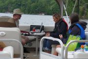debriefing in the 'office'