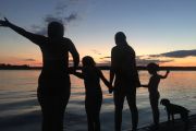 52. Sunset swim (Megan Gibson)