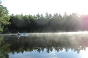 Soaking in the Quiet Upper Lake Skootamatta (Joanne Volpe)